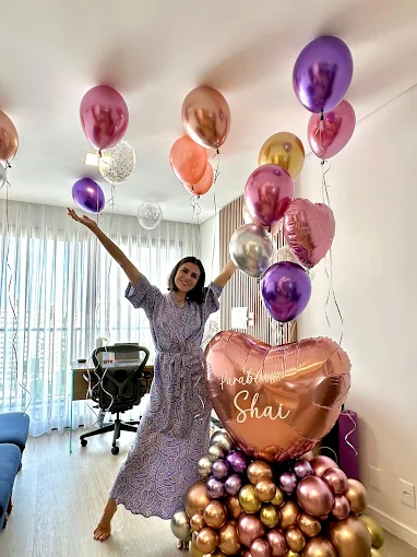 Dani — Ateliê de balões Campinas, especialista em decoração com balões personalizados